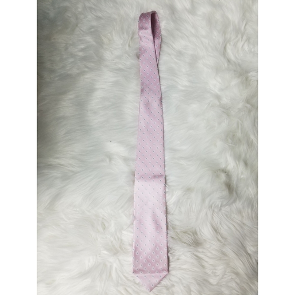 Club Room soft pink blue and white tie - Picture 3 of 6